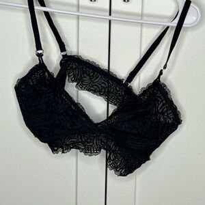 Aerie Black Lace Bralette